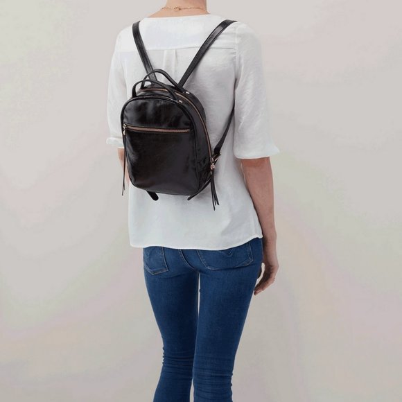 NWT New Hobo Hogan Backpack Shadow Leather Retired Rare